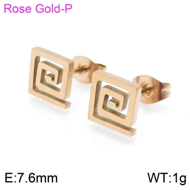 Originálne prevedenie náušníc v rose-gold farbe, ktoré svojim dizajnom nechajú Váš výzor vyniknúť, postarajte sa o to!